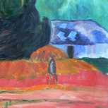 At the Food of a Mountain - Paul Gauguin - part 4